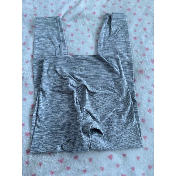 Lululemon High Rise Wunder Under Heather Gray Full length Leggings Size 4 - Picture 2 of 7